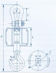 上海友聲 OCS-XS-U9無線數(shù)傳式電子吊秤結(jié)構(gòu)圖