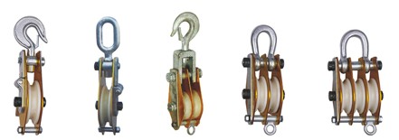 金星 鋁合金起重滑車(鋁合金板、尼龍輪)