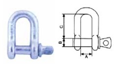 青島大洋 G210型熱鍍鋅模鍛卸扣